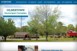 Gilbertown homepage screenshot